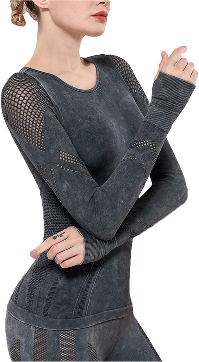 breathable long sleeve running top