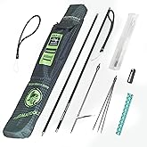 SINGMATOOLS Hawaiian Sling Fishing Spear 7ft Aluminum Pole Spear 3 Prong Sling Spear Fishing Equipment Snorkeling Scuba Diving Gear Polespears Harpoon for Fishing Kayak, Spearfishing, Freediving