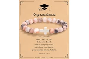 Paderast Christian Gifts for Women, 2024 Graduation Gifts Baptism Religious Cross Bracelet Gifts for for Mom/Daughter/Friend/Sister/Grandma/Granddaughter/Niece, Inspirational Birthday Gifts Jesus Faith