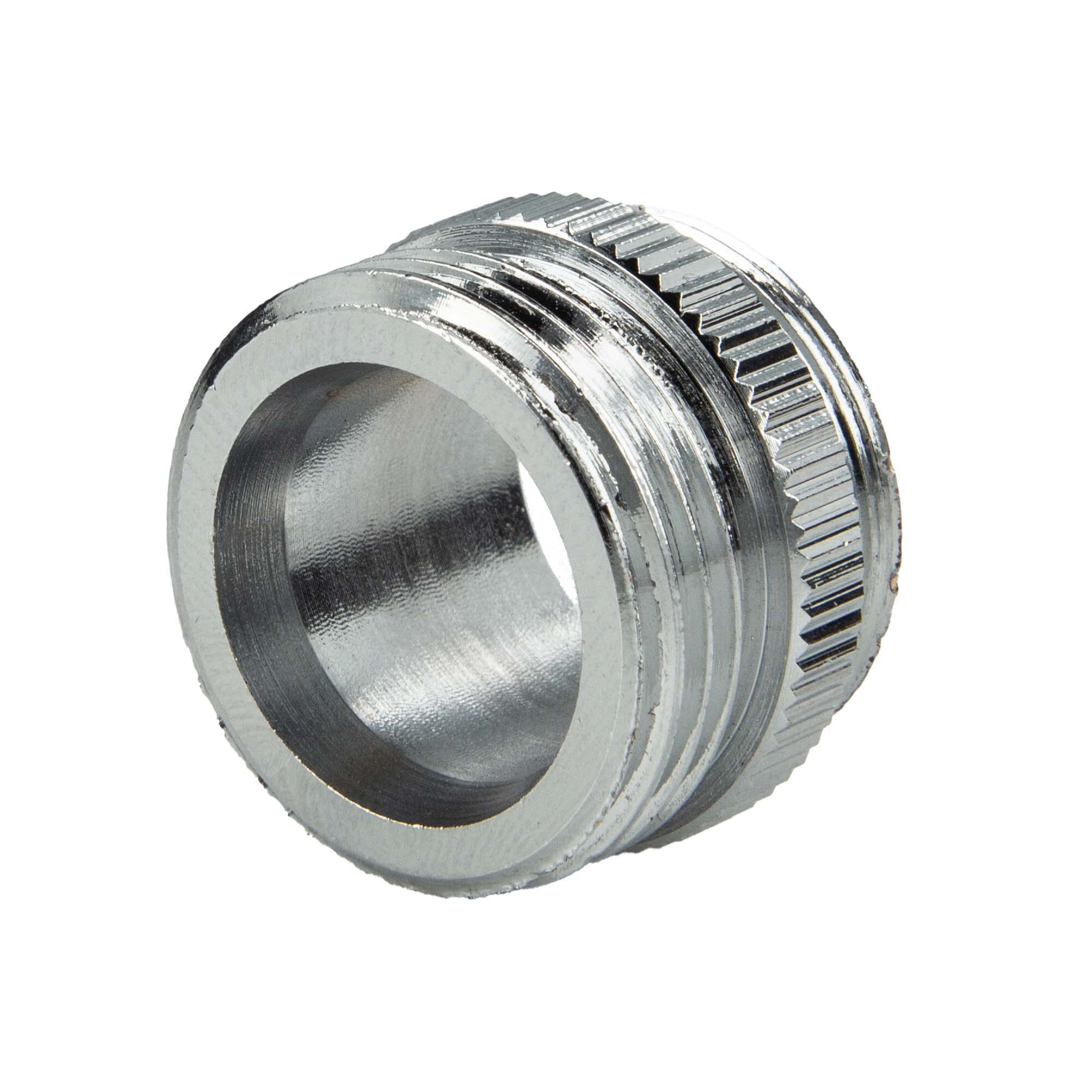 tecuro 20091 Connection Adaptor Adaptor for Fittings M24 x 1 to 3/4 Inch with Knurling Brass Chrome-Plated