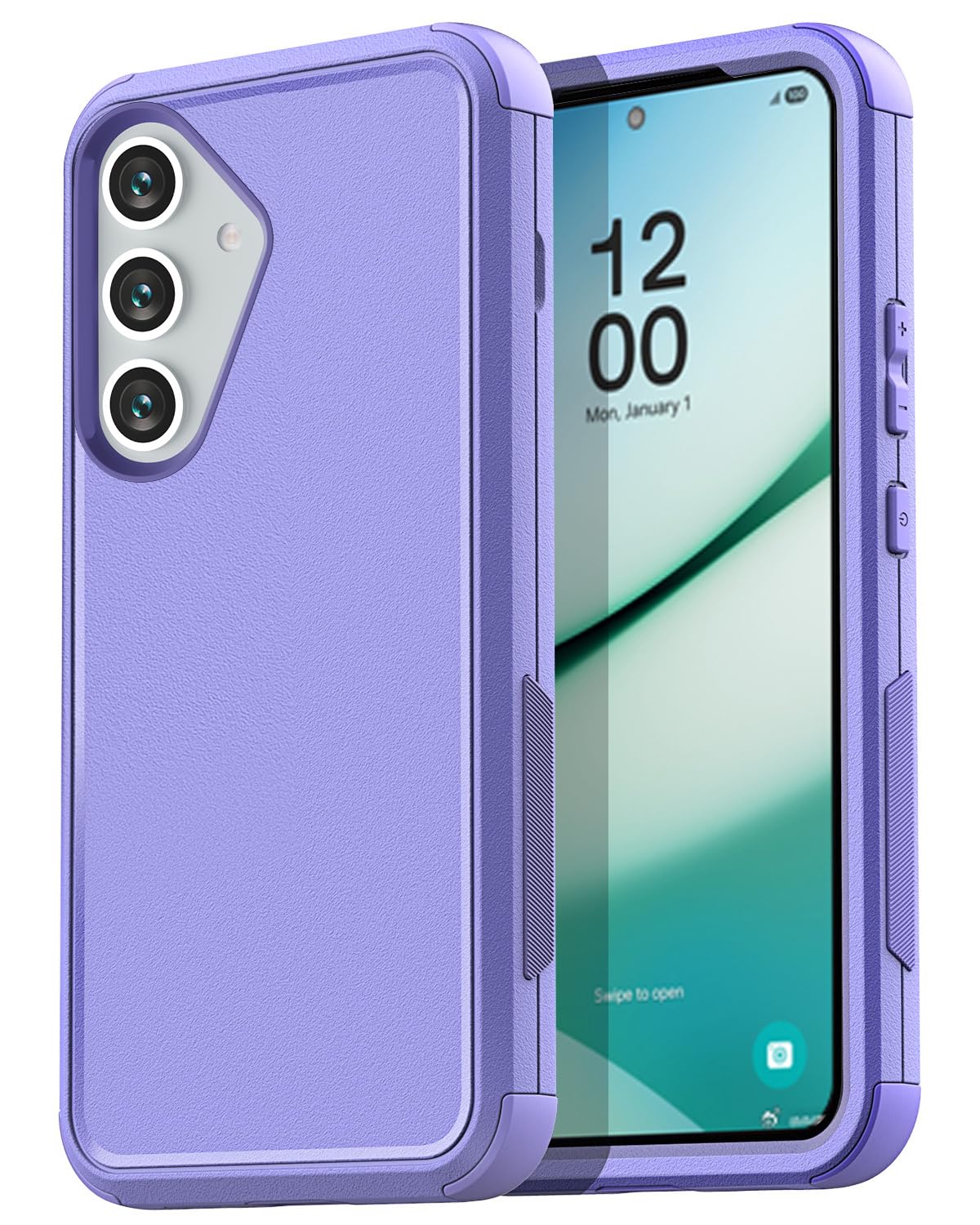 AICase for Samsung Galaxy S25 Case,3-Layer Heavy