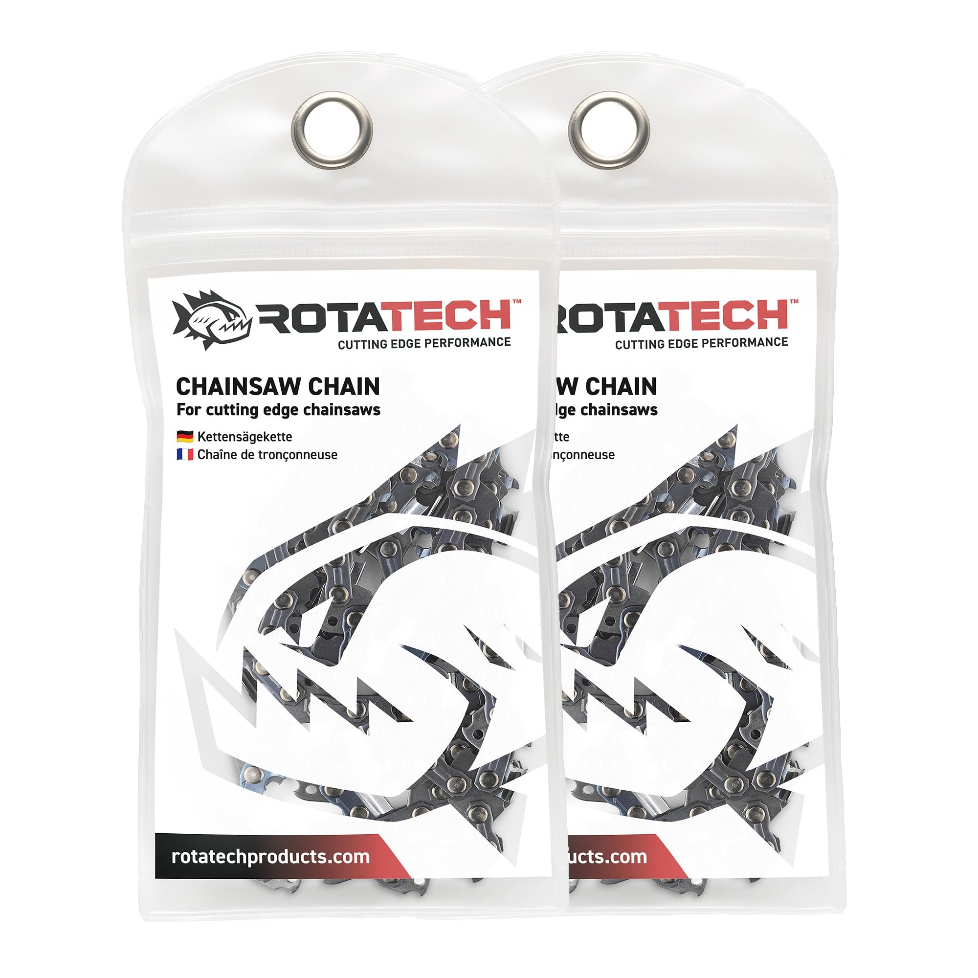 2 18" Rotatech Chainsaw Chains .325" 1.6mm 68 DL Fits STIHL 025, 025C, MS240, MS241, MS250, MS251