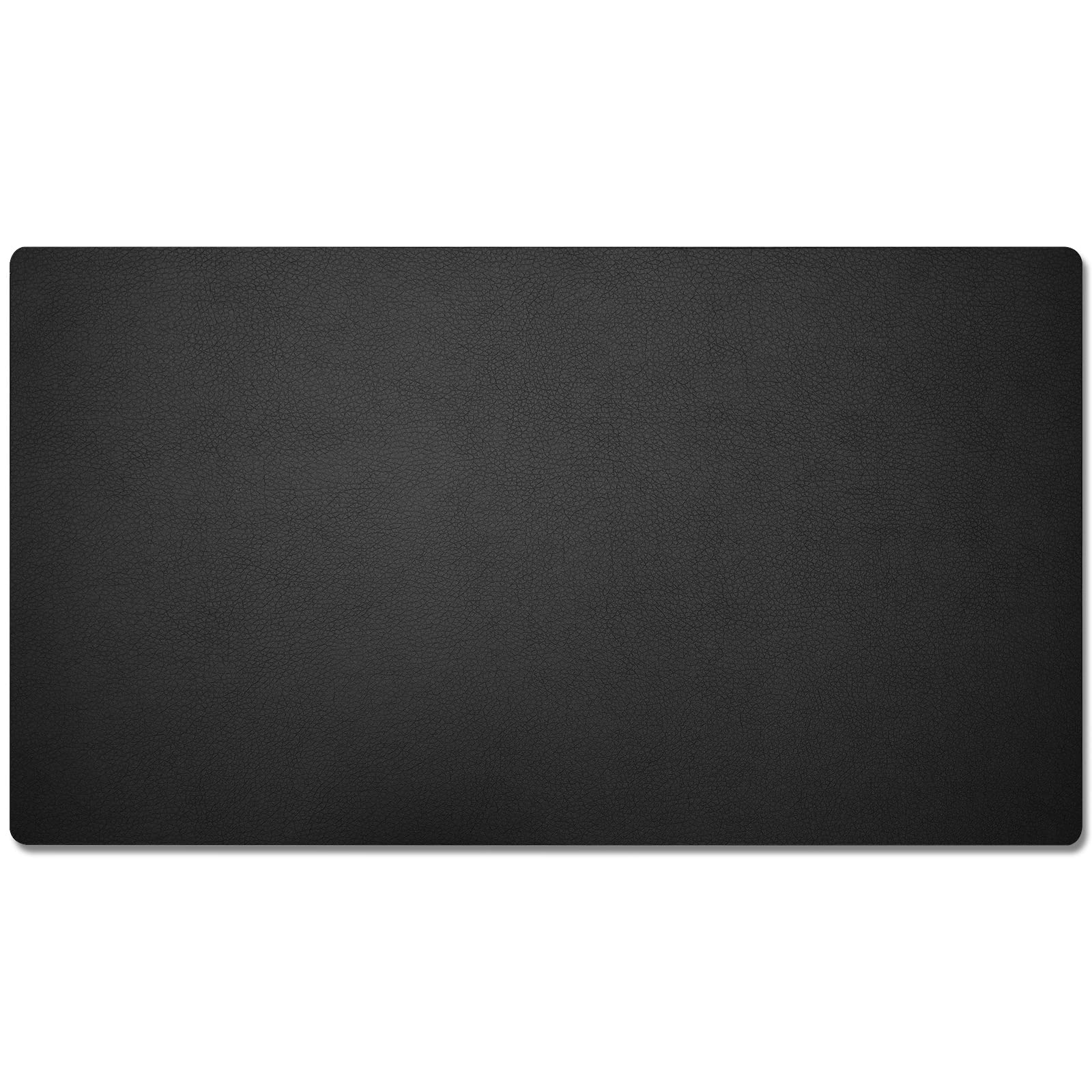 Photo 1 of Nekmit Leather Desk Blotter Pad 36 x 20 Inches, Flat, Non-Slip, Waterproof, Black