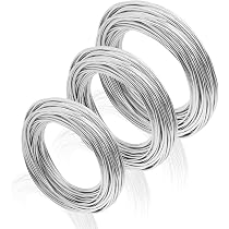 IVIDE Fil en aluiniu de 2 , calibre 12, fil étallique flexible et IVIDE Fil en aluiniu de 2 , calibre 12, fil étallique flexible et