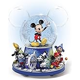 Disney Mickey Mouse Bradford Exchange Glitter Globe with Motion and Music