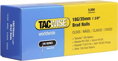 Tacwise 0399 18G 35mm Galvanised Brad Nails Pack of 5000
