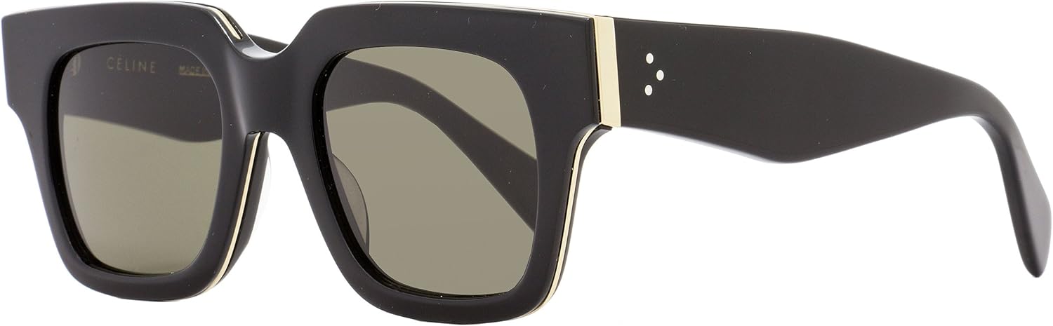 celine black and gold sunglasses