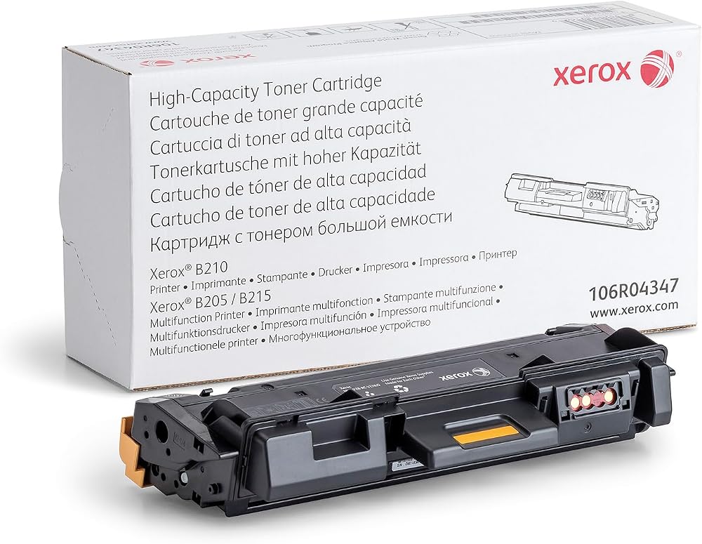 Xerox 106R04347 High Capacity Black Toner Cartridge 3,000 Pages B210 B205 B215