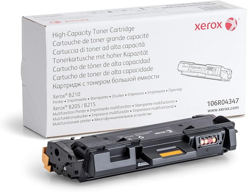 Xerox 106R04347 High Capacity Black Toner Cartridge 3,000 Pages B210 B205 B215