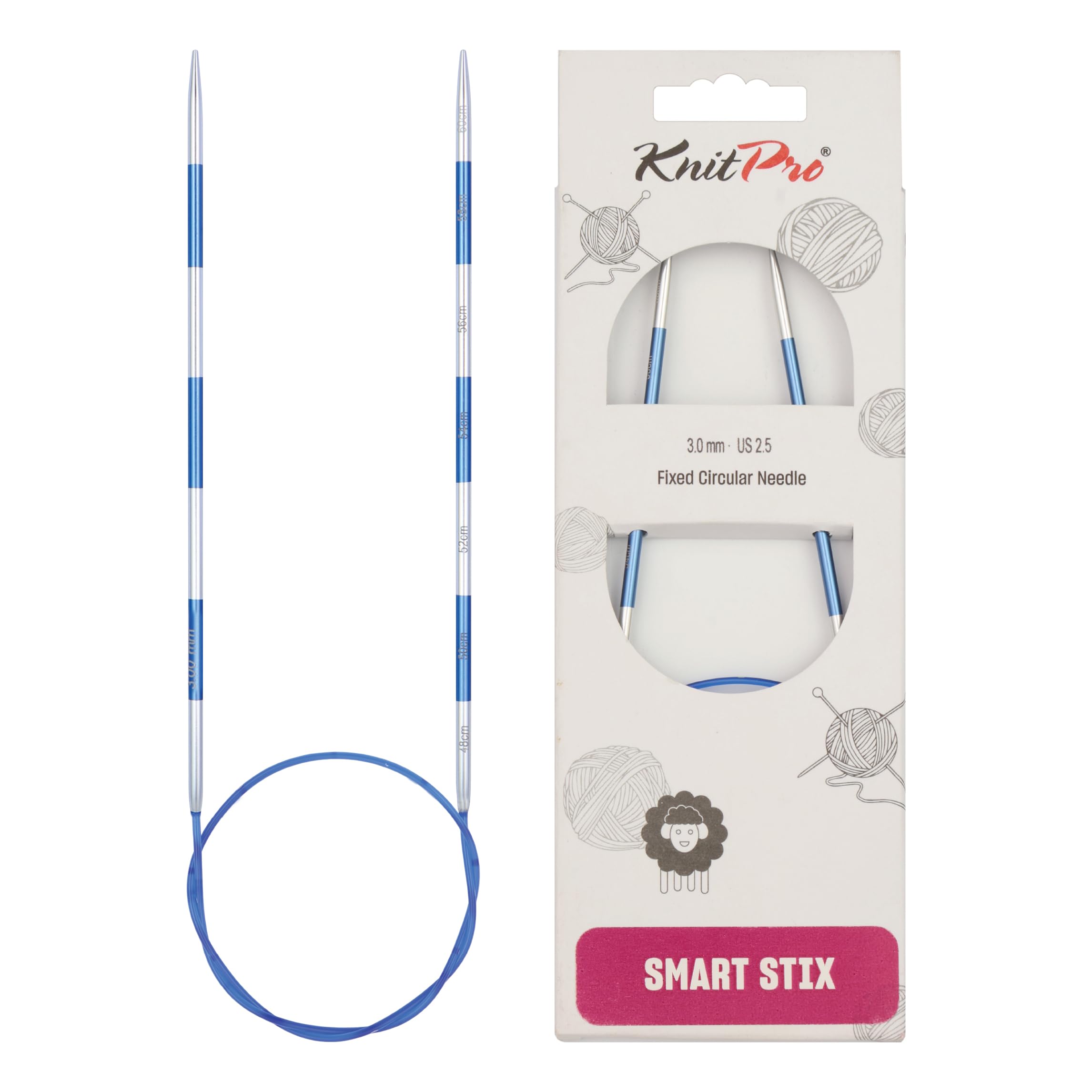 KnitPro Smartstix Fixed Circular Needles 24" (60cm) | 3.00mm — image 1