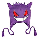 Bioworld Pokemon Gengar Face 3D Laplander Beanie
