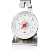 OXO Good Grips Oven Thermometer | Oven Thermometer, Reliably Precise Oven Temp, Two-Point Hook and Stand, Ideal for Verifying Oven Accuracy When Baking