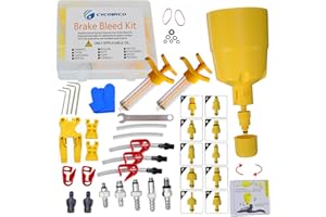 CYCOBYCO Brake Bleed Kit,Bicycle Hydraulic Disc Brake Mineral Oil Bleed Kit for Shimano,SRAM,AVID,MAGURA,TEKTRO,Hayes Compatible with All Models