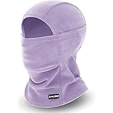 Kids Fleece Balaclava Ski Mask,Face Mask Neck Warmer for Boys Girls,Windproof Face Cover for Cold Weather Skiing Cycling