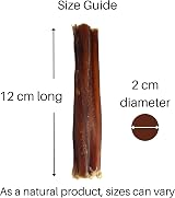 Britten & James 10 Thick Bulls Pizzles 12cm Dog Chews Natural Dental Sticks view 6