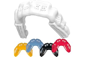 BULLETPROOF MOUTHGUARDS Braces Mouthguard, BulletProof: World’s Thinnest & Strongest Sports Mouth Guard for Braces! Football Hockey Rugby Basketball Lacrosse BJJ MMA Boxing & Sleeping Mouthpiece. Adult Youth Kids Mouth Piece