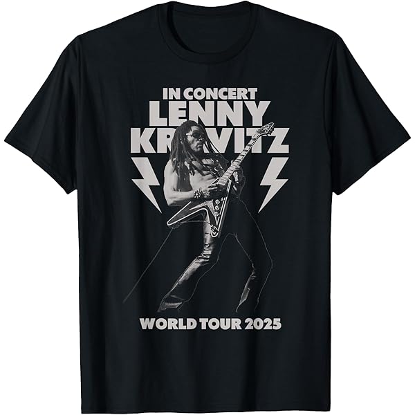 Amazon.com: Lenny Kravitz – Blue Electric Light Tour 2025 Berlin T