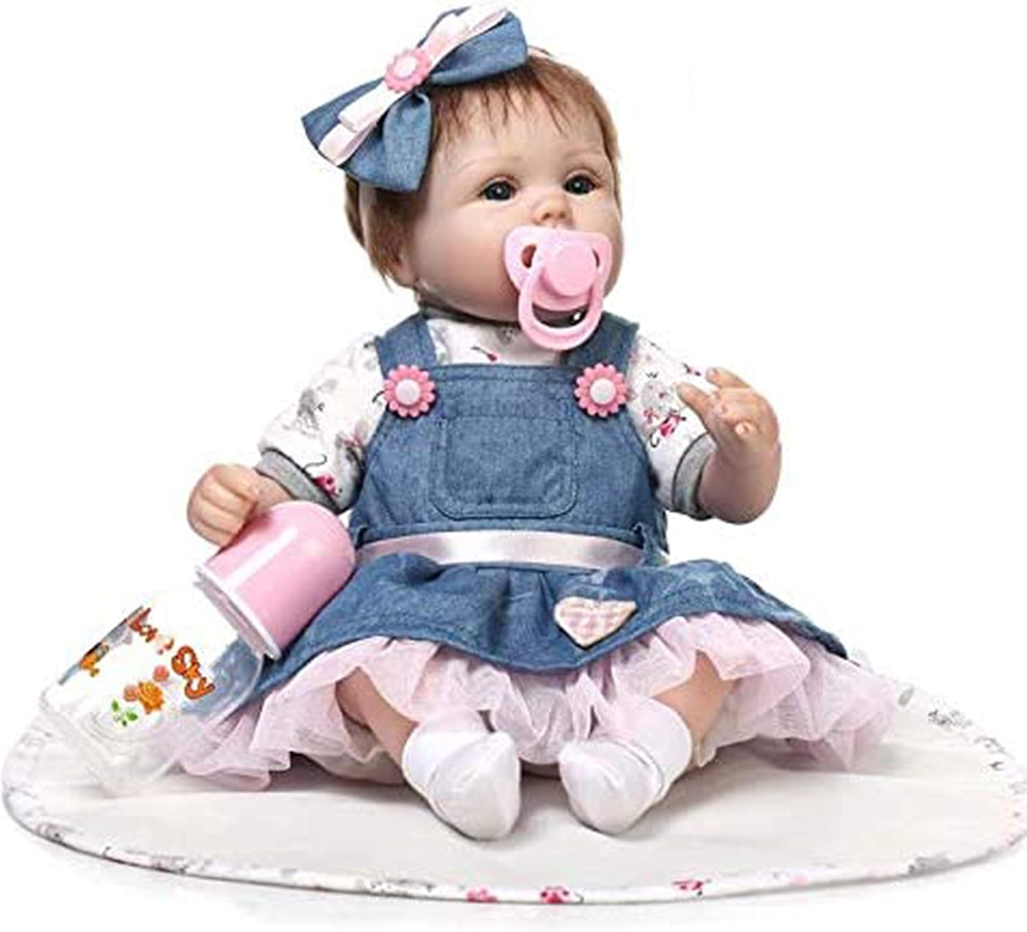 49 Cm 19 Pouces Poupee Poupon Realiste Bebe Reborn Fille En Silicone Souple Poupon Bebe Reborn Pas Cher Nouveau Ne Cadeau De Noel Jeux Et Jouets Poupees Poupons Et Accessoires Mystik Com Au