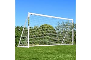 FORZA 12 x 6ft Soccer Goal - The World’s #1 Backyard Goals! | 100% UK-Made, 5 Min Setup, Unbreakable Goalpost + Target & Ball