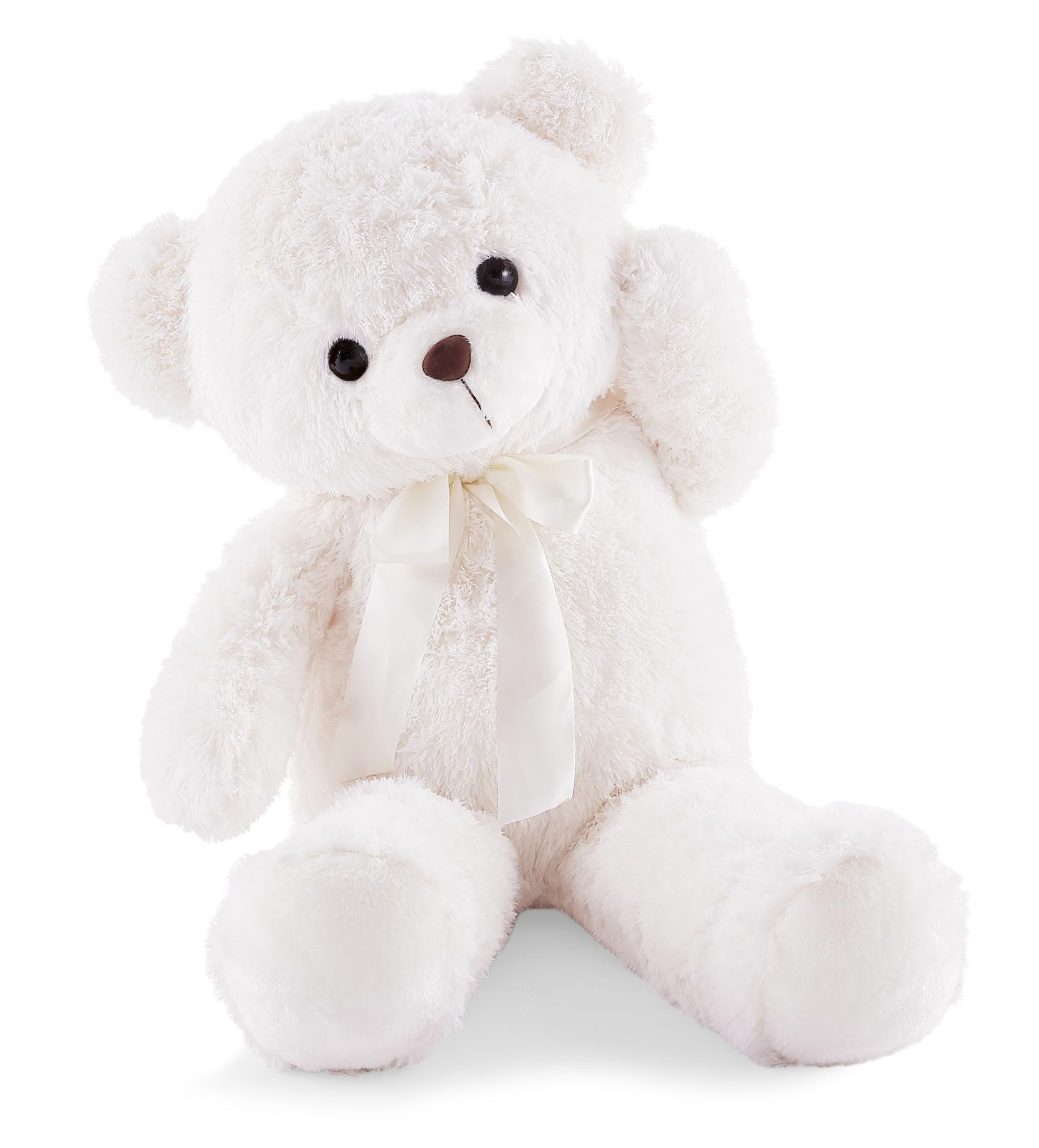Photo 1 of YunNasi Big Teddy Bear Stuffed Animal 35 inches Giant Stuffed Bear Gift for Girlfriend Children on Birthday, White