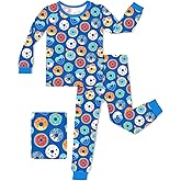 babee Reshinee Bamboo Viscose Toddler Pajamas Boys Girls Baby 12M-8Y Pjs Sets Kids Snug fit 2pcs Long-Sleeve Sleepwear