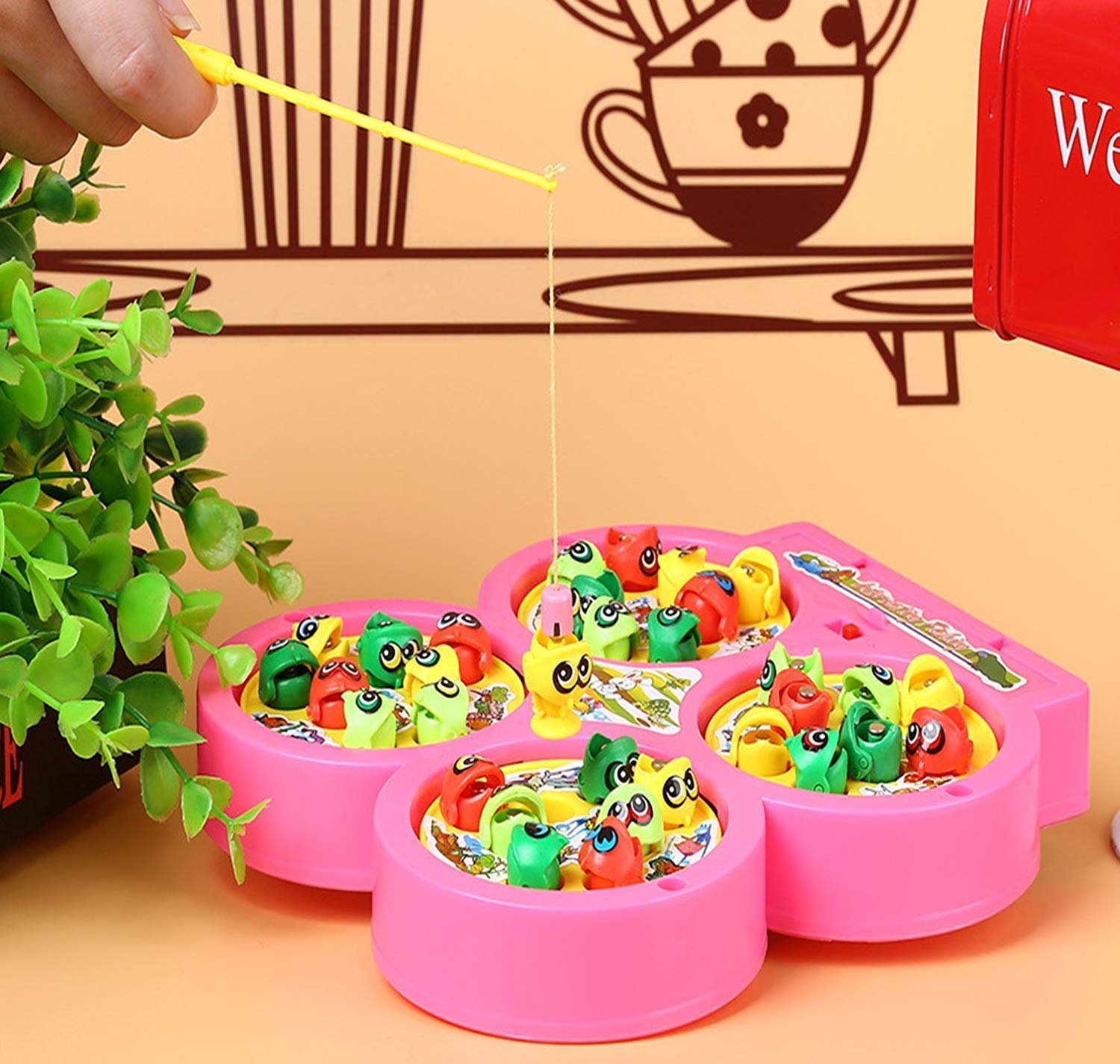 Buy ELECTRECA Fish Catching Game Toy for Kids, Musical Rotating Fish