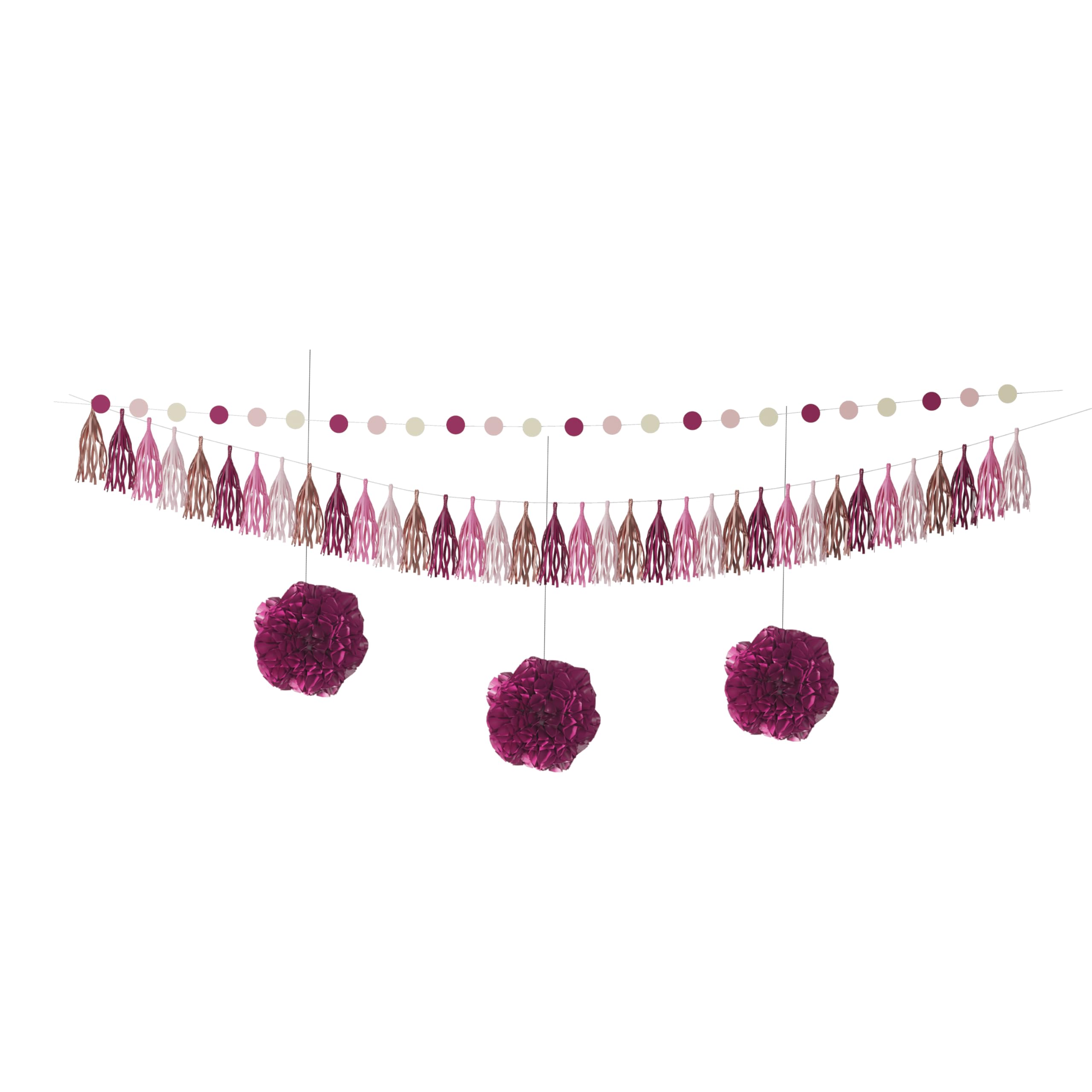 P'tit Clown re22630 5-Piece Decorative Kit Pink