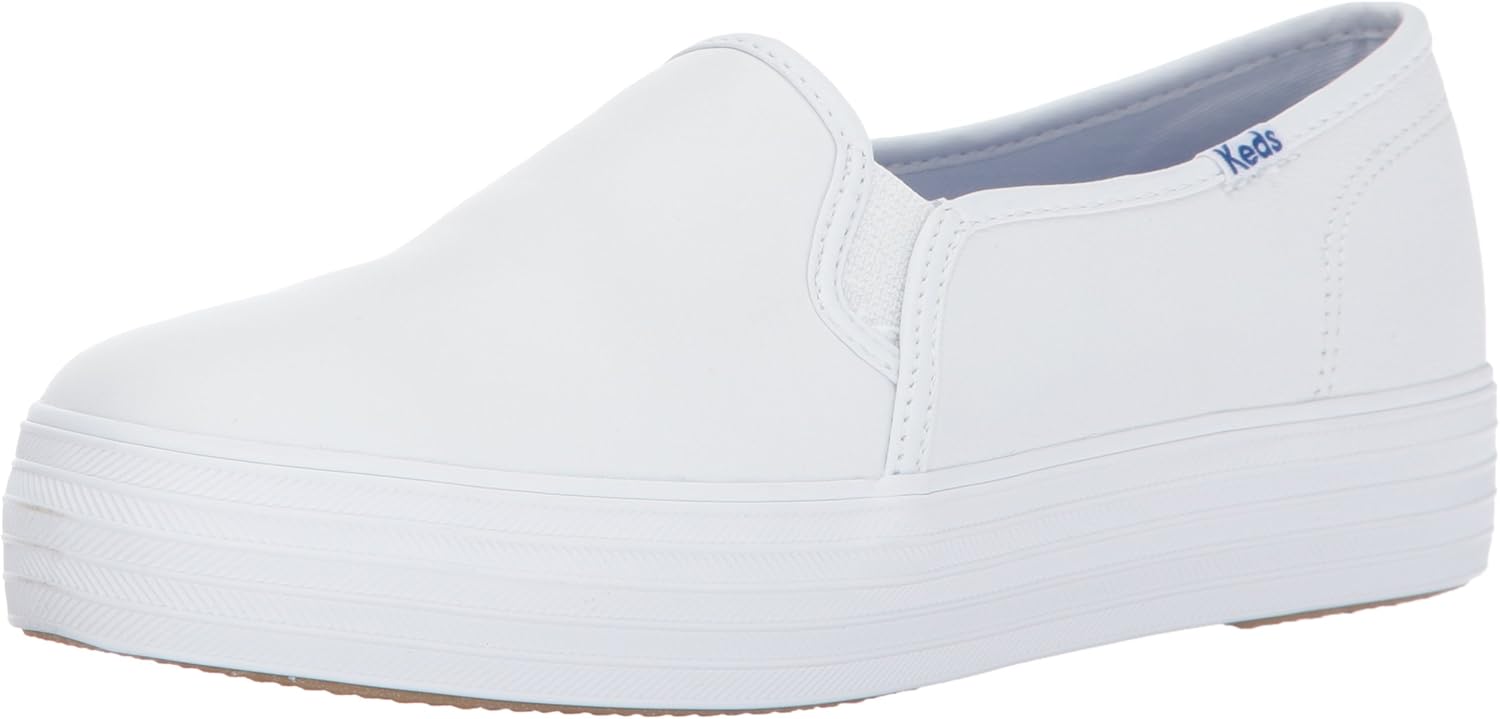 keds triple decker white leather