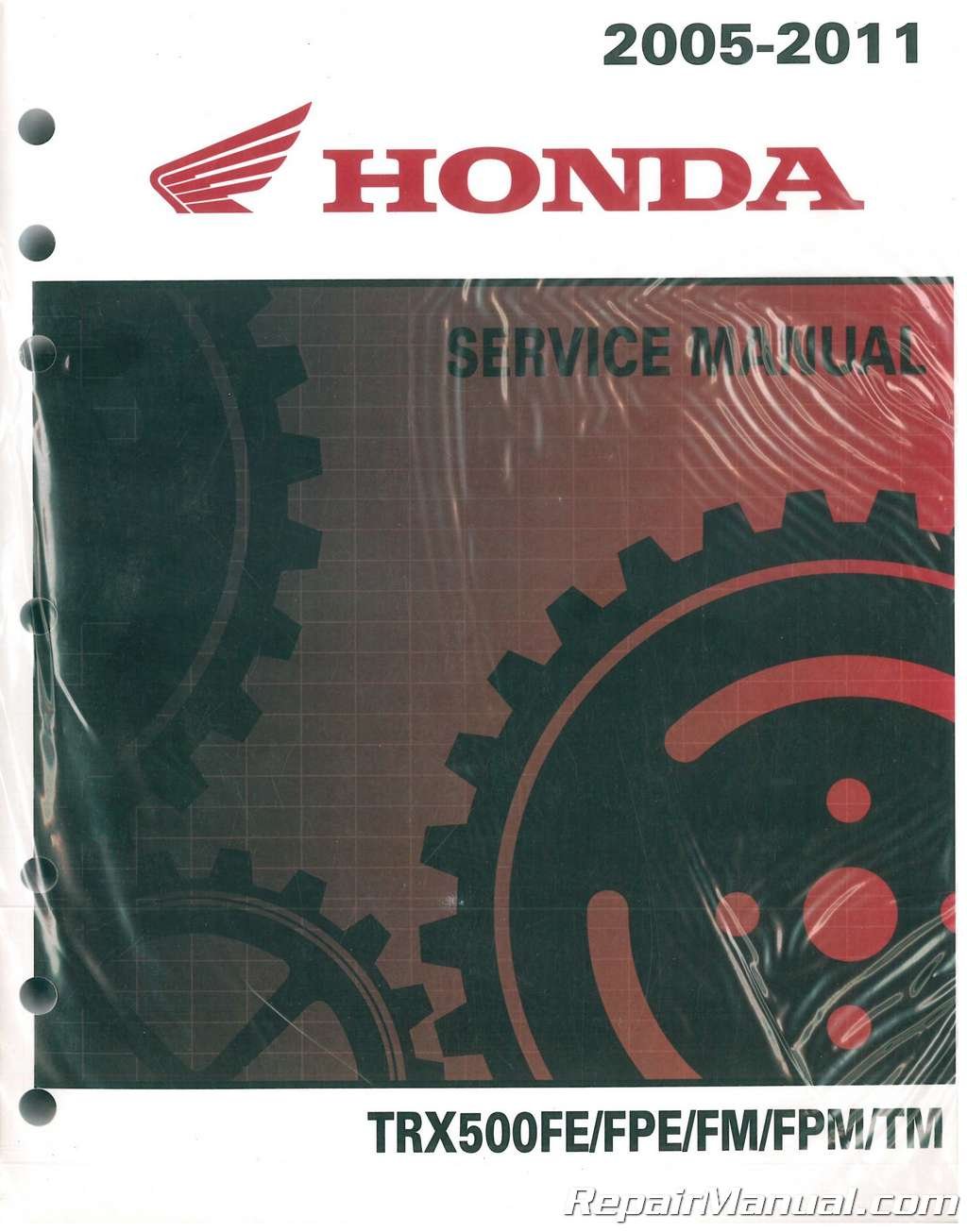 61HP005 2005-2011 Honda TRX500FE FPE FM FPM TM Fourtrax Foreman ATV Service  Manual Paperback – 2004