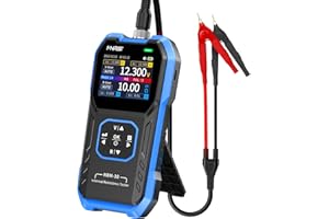 【Upgraded Kelvin Four-Terminal Sensing】 WESTOBIG Battery Tester Internal ResistanceTester for Universal Batteries Meter, Car Battery Tester, 0-100V 0m-200Ω, Digital Battery Analyzer for Automotive