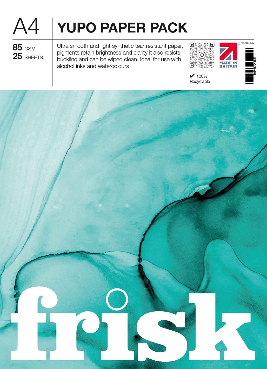 Frisk 14385425 Yupo Paper Pack A4, White