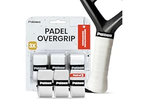 Palbea Padel Overgrip - Packs of 3/6/12/22/60 - Padel Tennis Racket Grip Tape - Extra Grip & High Sweat Absorption - Non-Slip