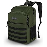 Wrangler Tradesman Backpack, Water Resistant Casual Daypack for Travel Work School, Unisex Laptop Backpack with Notebook Sleeve