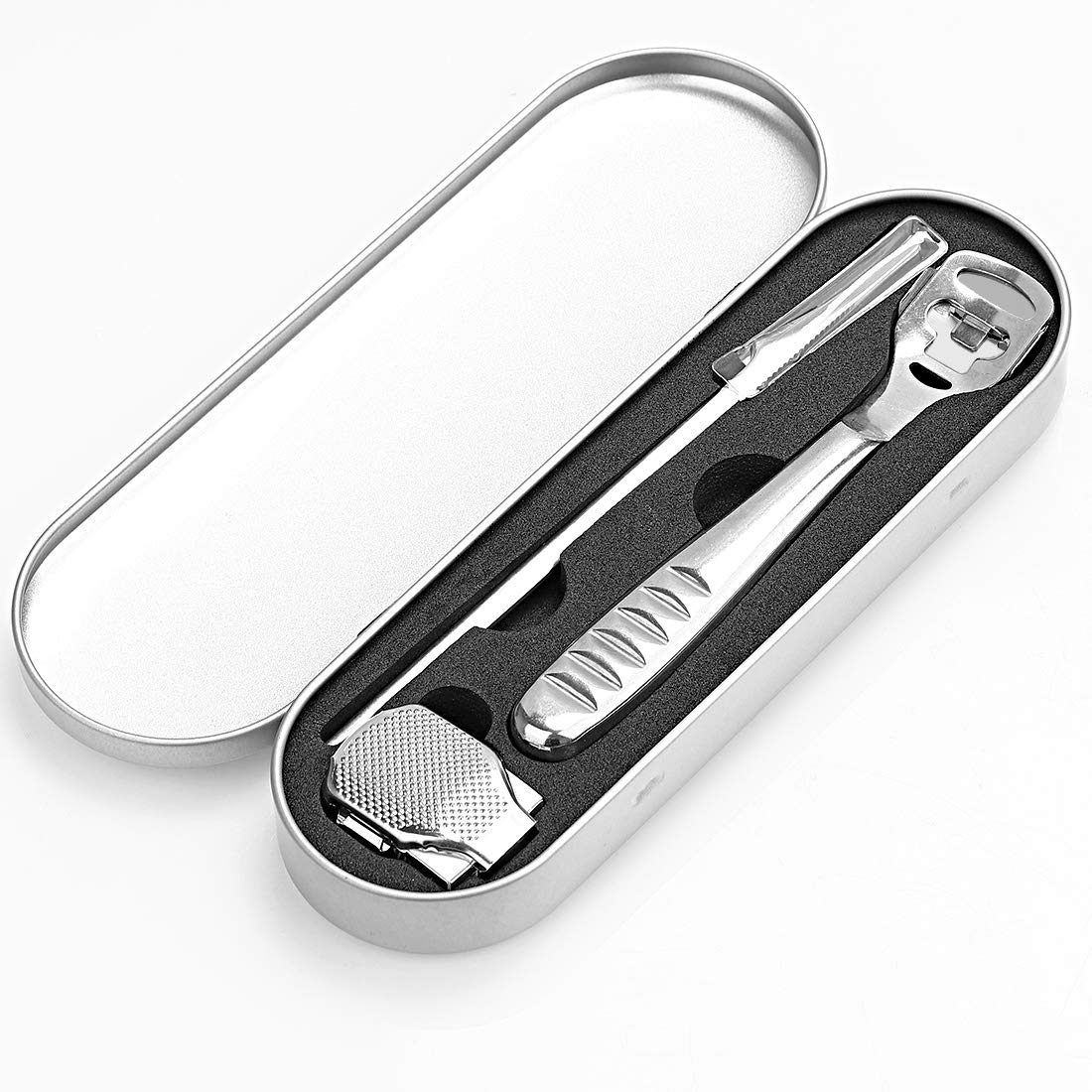 Professional Pedicure Callus Shaver Sets with Portable Case, Foot Files kit Include Foot File Heads & 10 Replacement Blades & Hard Skin Remover Scraper Pedicure Tool For Hand Feet, Foot Care Tools : Beauty
