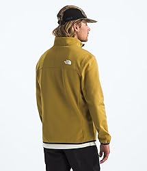 The North Face Men's Crest 1/4 Zip, Amber Green/TNF