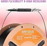 ERYONE 1.75mm TPU Filament 0.5kg Black Flexible 95A Low Warp view 4