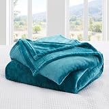 Moonlight20015 Fleece Throw Blanket 400 GSM Teal 130x150 cm view 2