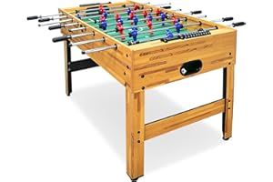 Seydrey 55-Inch Competition Foosball Table, Black, with Chrome-Plated Steel Rods