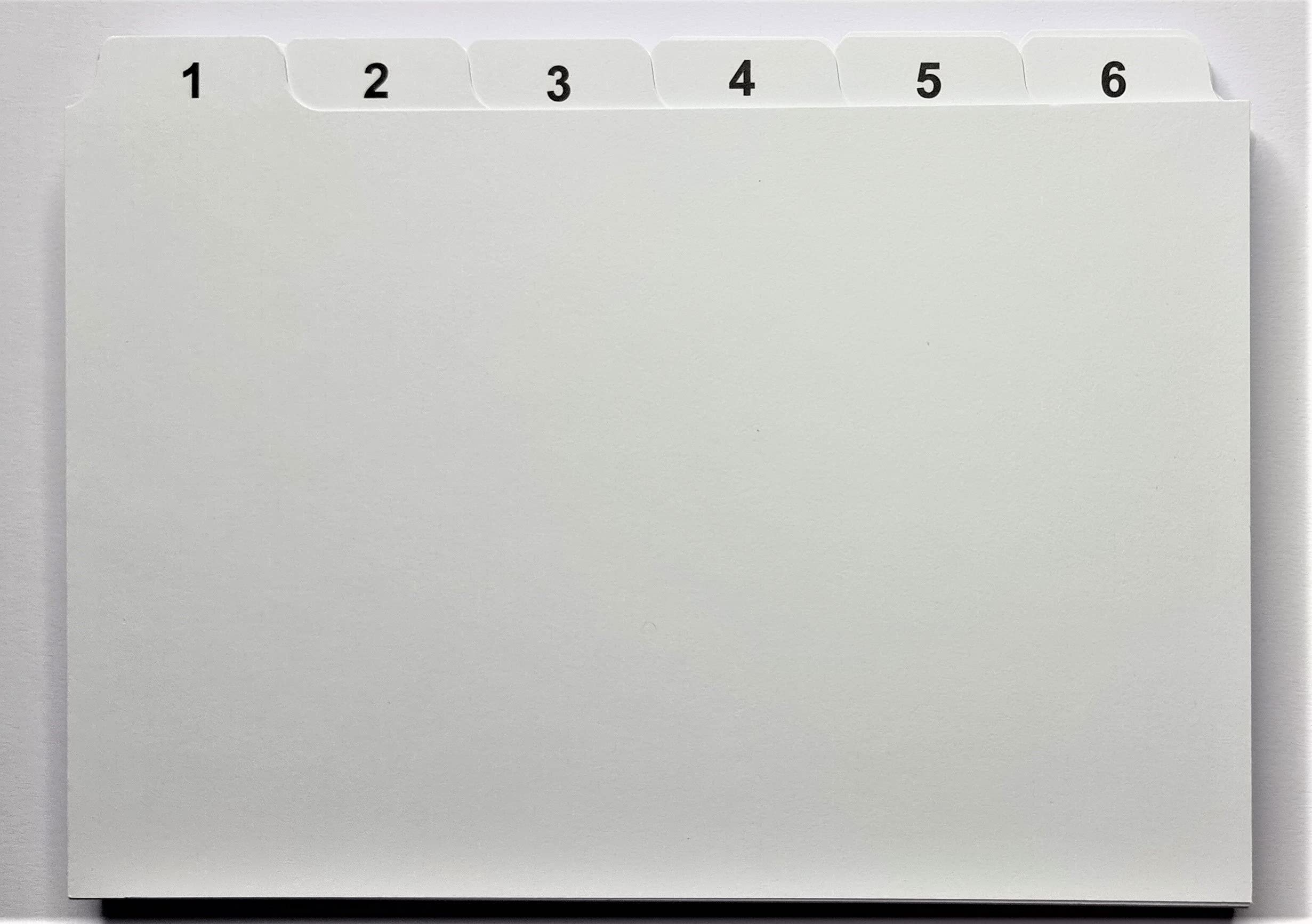 1-31 Daily Index Cards Days of Month Record Guide Cards 8x5 6x4 5x3 Index 1 to 31 Dividers Tabs : UK (6x4)