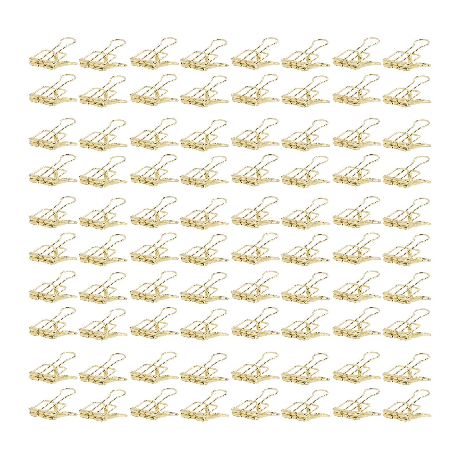Hztyyier 80Pcs Metal Clips, 19mm (Gold)