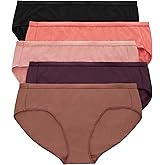 Hanes Women's Hipster Underwear Pack, Breathable Mesh Panties for Women, 5-Pack