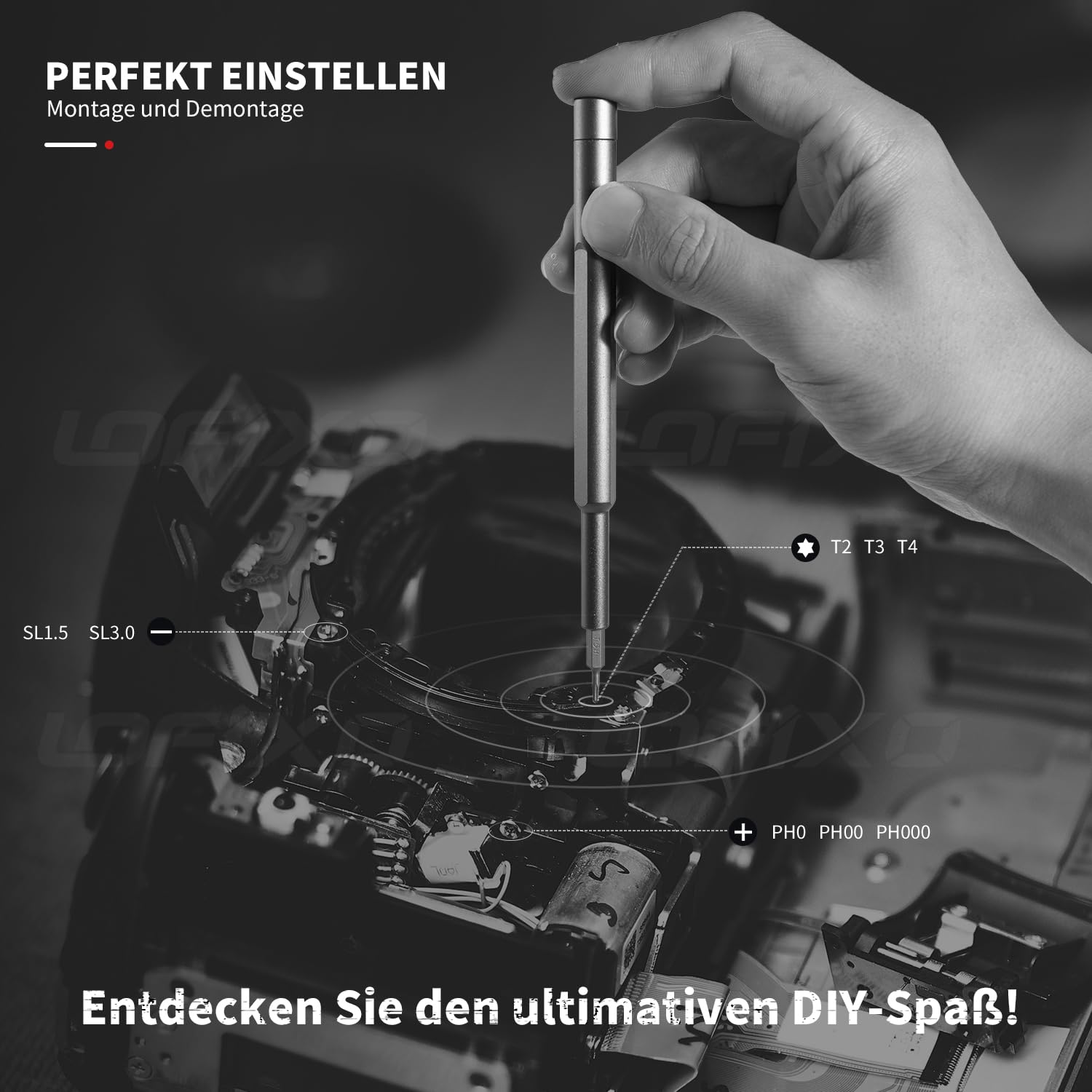Präzisions Schraubendreher set klein,Brillen Reparatur Werkzeugset,Magnetische Schraubendreher Torx T5 T6 T8 Pentalobe Triwing Flachkopf Phillips für iPhone/Ps4/Xbox/Switch-Controller,Handy werkzeug 5