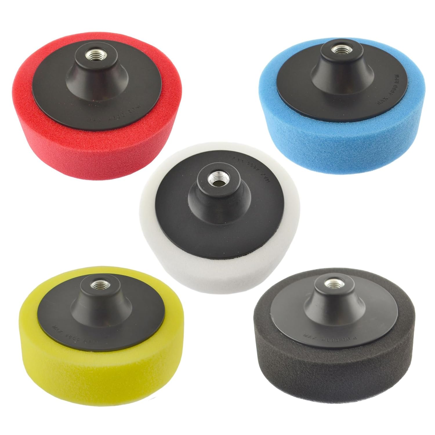 150mm M14 Thread Polishing Mop Sponge Buffing Polisher Extra Fine