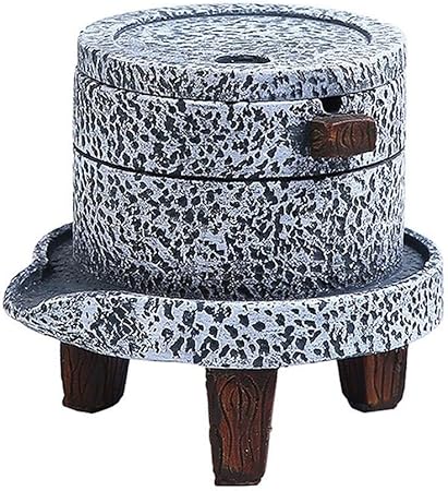 XJS Cenicero Cenicero Cenicero de cerámica a Prueba de Viento con Tapa