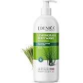 Lemongrass Body Wash with Vitamin E, Cleanses, Refreshes &amp; Invigorates | Shower Gel for Dry &amp; Sensitive Skin, Organic &amp; Natural, Women &amp; Men, 16 fl oz