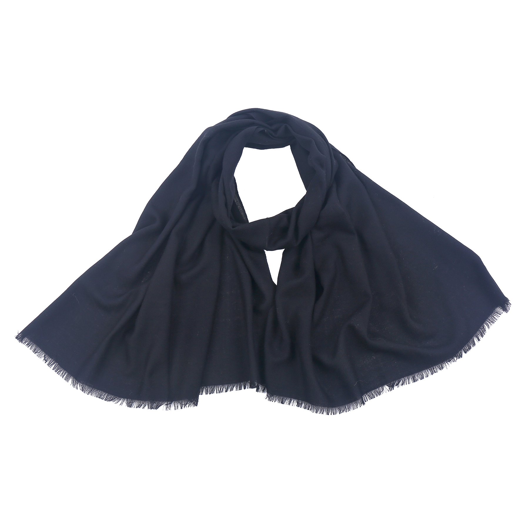 Aqueena Women's 100% Wool Soft Wrap Pashmina Scarf Aqueena Women's 100% Wool Soft Wrap Pashmina Scarf