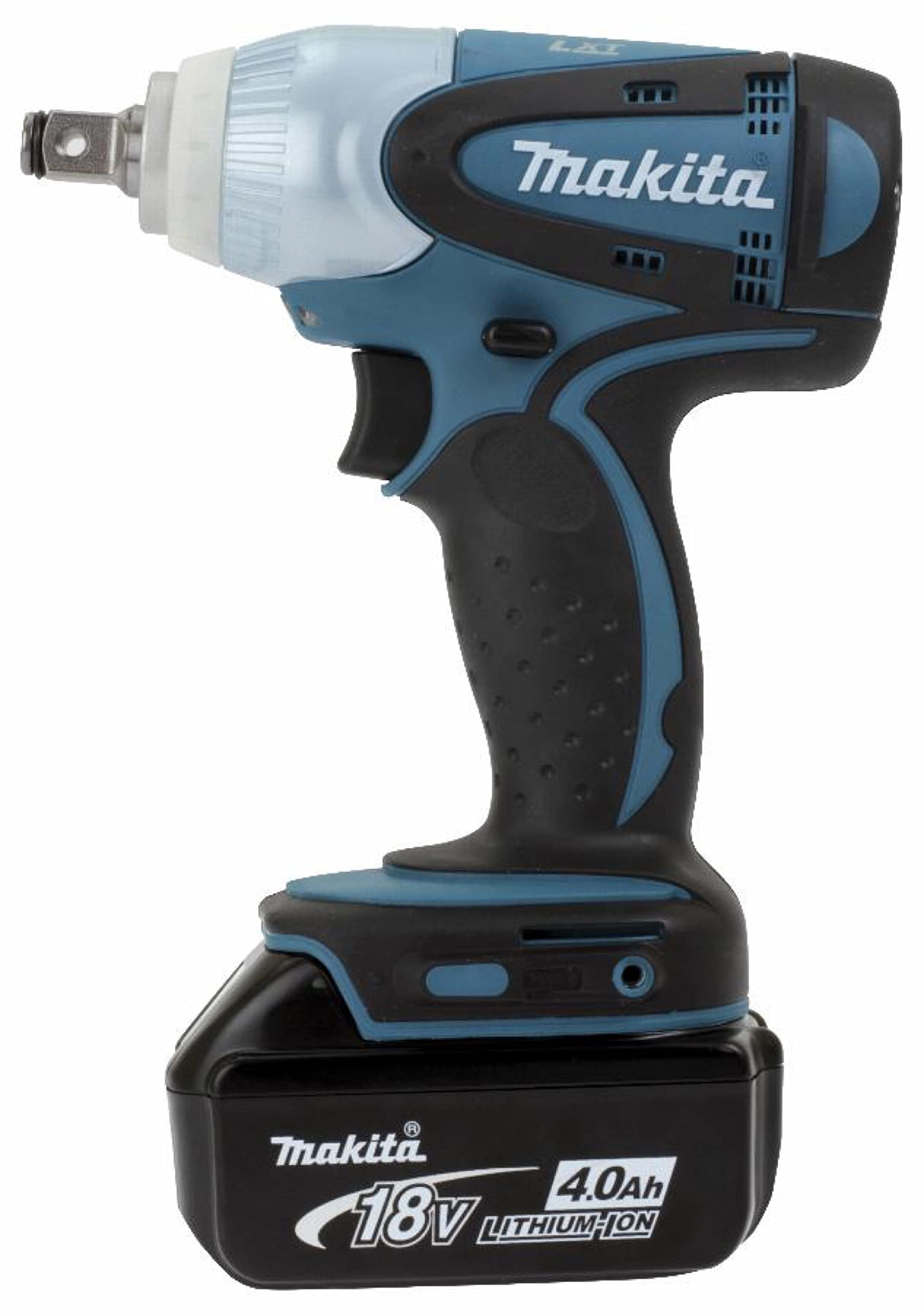 Makita DTW251RMJ 18V Li-Ion LXT Impact Wrench Complete with 2 x 4.0 Ah Li-Ion Batteries and Charger Supplied in A Makpac Case