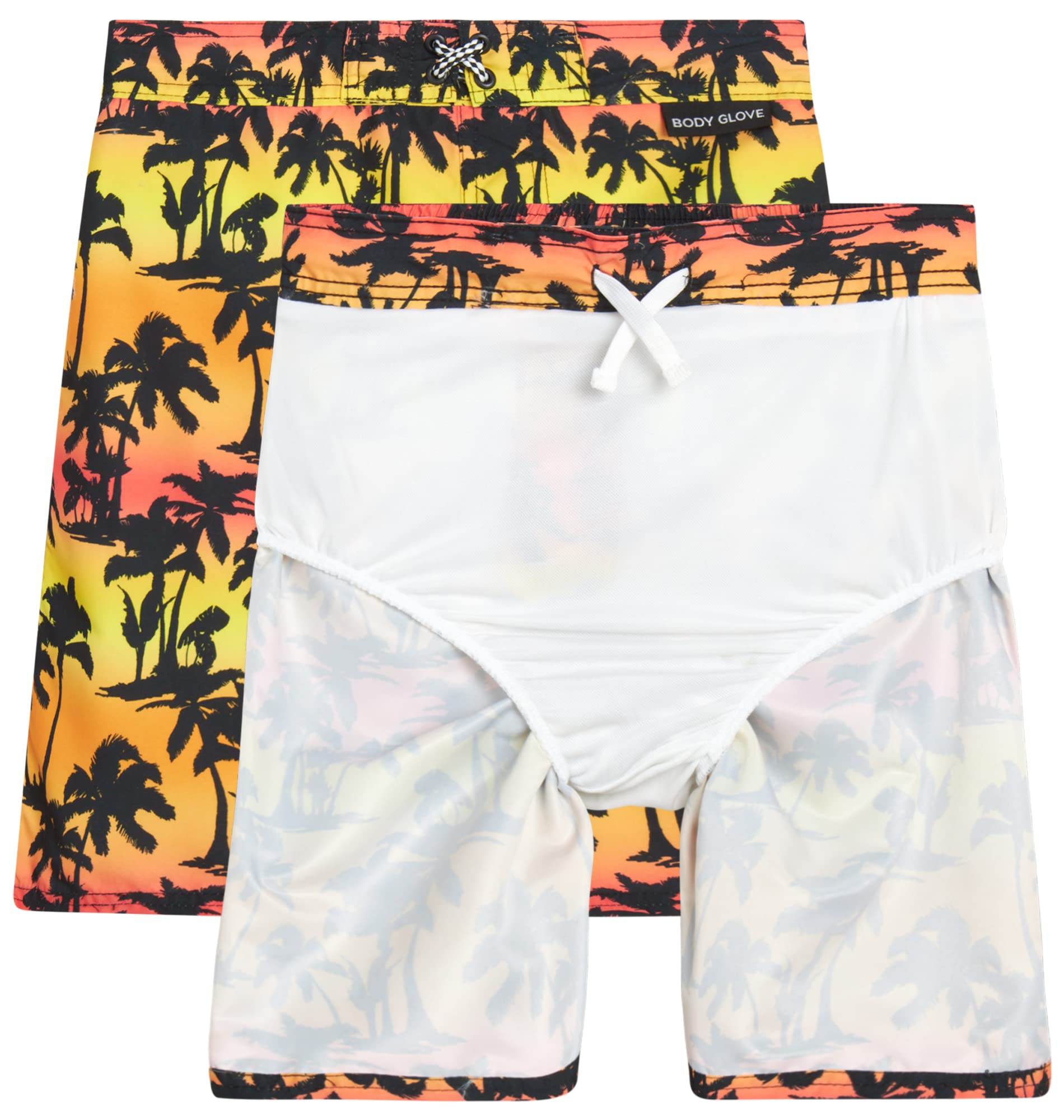 Body Glove Boys Swim Set - Boys Swim Trunks with Rash Guard UPF50+ 2 Piece Bathing Suits with Shorts Swimsuit Set (Size 4-12)
