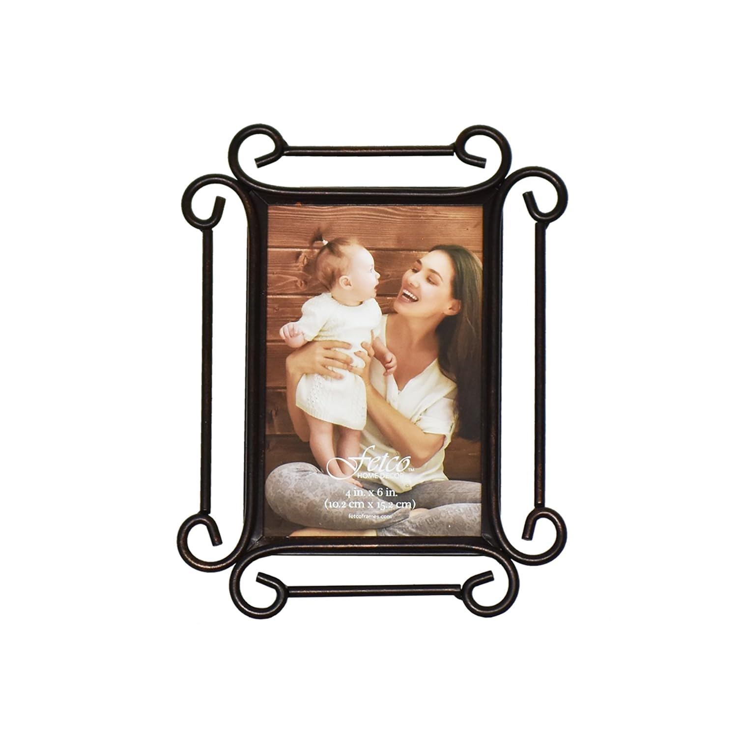 Fetco Home Dcor 910246 Alton Frame, 4 x 6, Bronze