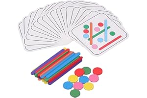 Generic Kids Colorful Stick Matching Toy Logical Reasoning Problem Solving Color Recognition, Family Interaction